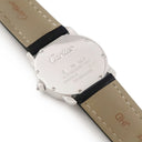 腕時計 カルティエ Cartier ロンド ルイ カルティエ SM WR000251 クオーツ レディース K18WG無垢 純正ダイヤ アイボリー 青針