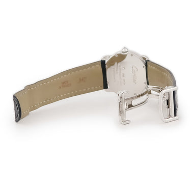 腕時計 カルティエ Cartier ロンド ルイ カルティエ SM WR000251 クオーツ レディース K18WG無垢 純正ダイヤ アイボリー 青針