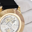 腕時計 ゼニス ZENITH エリート 22.2022.670 自動巻き メンズ K18PG無垢 純正ダイヤ デイト シルバー シースルーバック