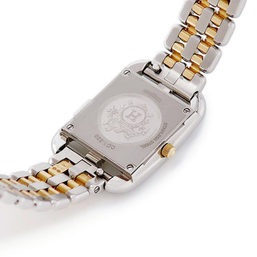 腕時計 エルメス HERMES ケープコッド PM CC1.220.234 クオーツ レディース 新品同様品 K18YG×SS コンビ アラビア