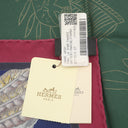 エルメス HERMES カレ90 CARRE H071721S ブラウン×ヴェール×マリン×フランボワーズ シルク スカーフ 【PANI LA SHAR PAWNEE/パウニー族の首長】