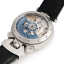 腕時計 ボヴェ Bovet スポーツスター クロノグラフ C800 自動巻き メンズ ブルー 漢字干支インデックス デイト スモセコ