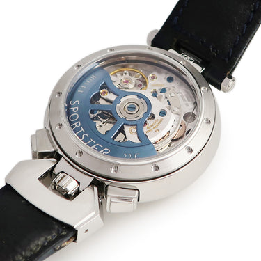 腕時計 ボヴェ Bovet スポーツスター クロノグラフ C800 自動巻き メンズ ブルー 漢字干支インデックス デイト スモセコ