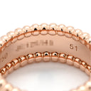 ヴァンクリーフアーペル Van Cleef & Arpels ペルレ シニアチュール VCARN32400 ローズゴールド K18PG #51(JP11) リング 指輪 ピンクゴールド 750AU 18金 10.5号