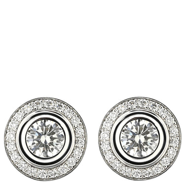 カルティエ Cartier ダムール ダイヤ N8503000 ホワイトゴールド K18WG ダイヤモンド ピアス ブリリアントカット ダイヤモンド パヴェ ディアマンレジェ