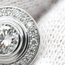 カルティエ Cartier ダムール ダイヤ N8503000 ホワイトゴールド K18WG ダイヤモンド ピアス ブリリアントカット ダイヤモンド パヴェ ディアマンレジェ