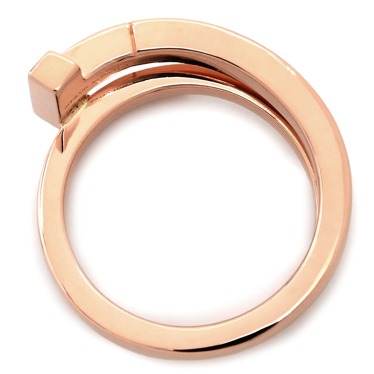 ティファニー Tiffany & Co Tスクエア ラップ ローズゴールド リング