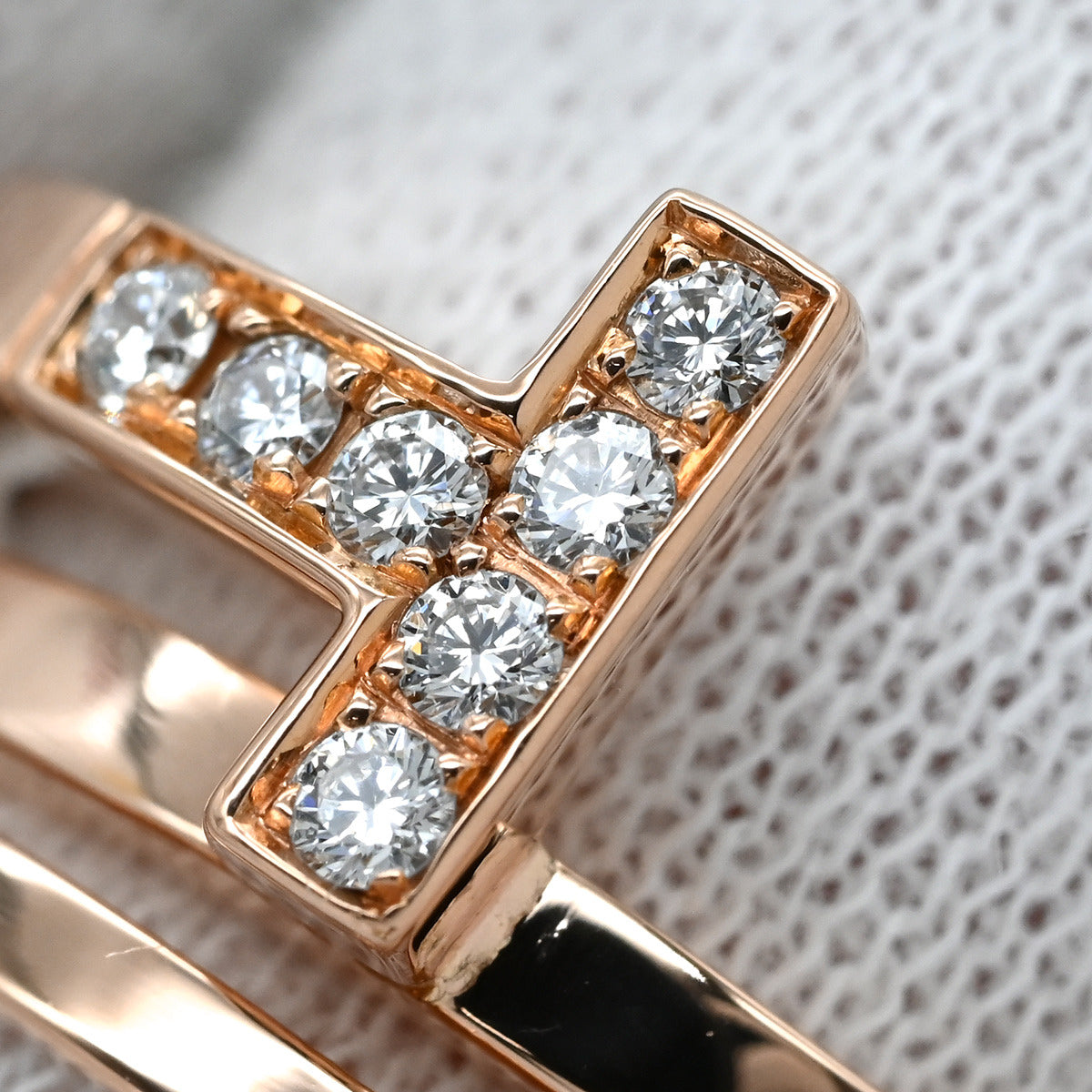 ティファニー Tiffany & Co Tスクエア ラップ ローズゴールド リング