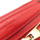 ルイヴィトン LOUIS VUITTON サントンジュ M43555 コクリコ モノグラムキャンバス ショルダーバッグ ゴールド金具 茶 赤 斜め掛け