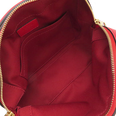 ルイヴィトン LOUIS VUITTON サントンジュ M43555 コクリコ モノグラムキャンバス ショルダーバッグ ゴールド金具 茶 赤 斜め掛け