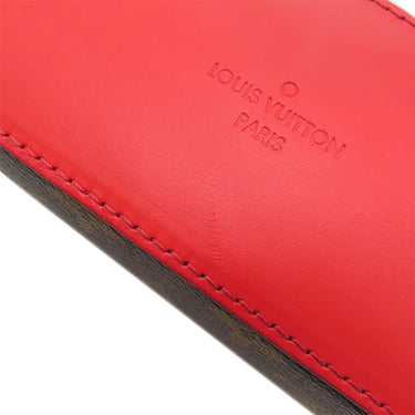 ルイヴィトン LOUIS VUITTON サントンジュ M43555 コクリコ モノグラムキャンバス ショルダーバッグ ゴールド金具 茶 赤 斜め掛け