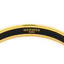 エルメス HERMES エマイユ PM マルチカラー×ゴールド メタル 七宝焼き バングル ゴールド金具