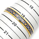 エルメス HERMES エマイユ PM マルチカラー×ゴールド メタル 七宝焼き バングル ゴールド金具