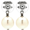 シャネル CHANEL ココマーク パール A36138 シルバー メタル フェイクパール ラインストーン ピアス CCマーク