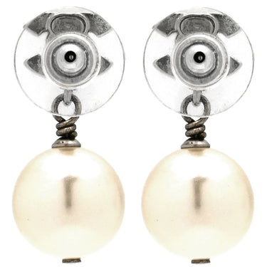 シャネル CHANEL ココマーク パール A36138 シルバー メタル フェイクパール ラインストーン ピアス CCマーク