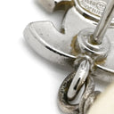 シャネル CHANEL ココマーク パール A36138 シルバー メタル フェイクパール ラインストーン ピアス CCマーク