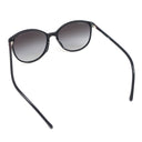 シャネル CHANEL ココマーク 55□17 5278-A ブラック プラスチック サングラス シルバー金具 ウェリントン グラデーション 黒