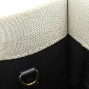 バレンシアガ BALENCIAGA ハードウェア スモール トート 671402 2HHAM 9260 ブラック×ナチュラル キャンバス レザー 2WAYバッグ ゴールド金具 ハンドバッグ ショルダー 黒 オフホワイト
