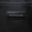 バレンシアガ BALENCIAGA ハードウェア スモール トート 671402 2HHAM 9260 ブラック×ナチュラル キャンバス レザー 2WAYバッグ ゴールド金具 ハンドバッグ ショルダー 黒 オフホワイト