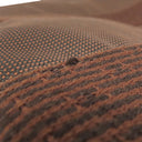 エルメス HERMES エールライン カバス ブラウン キャンバス トートバッグ シルバー金具 茶