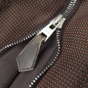 エルメス HERMES エールライン カバス ブラウン キャンバス トートバッグ シルバー金具 茶