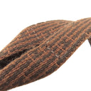 エルメス HERMES エールライン カバス ブラウン キャンバス トートバッグ シルバー金具 茶