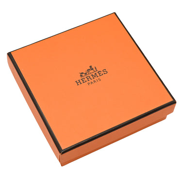 エルメス HERMES オーマイヨン PM ブラックXゴールド GP スイフト ピアス ゴールド金具 シェーヌダンクル