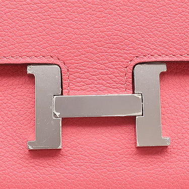 エルメス HERMES コンスタンス トゥーゴー ローズアザレ エバーカラー 長財布 シルバー金具