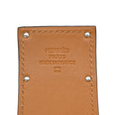 エルメス HERMES ケリードッグ ブルー×シルバー リザード メタル バングル シルバー金具 ブレスレット 大型メタルバックル