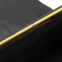 シャネル CHANEL ココマーク がま口 A01429 黒 ラムスキン キャビアスキン 長財布 ゴールド金具 黒 二つ折り