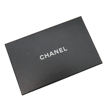 シャネル CHANEL ココマーク がま口 A01429 黒 ラムスキン キャビアスキン 長財布 ゴールド金具 黒 二つ折り