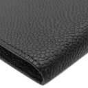 シャネル CHANEL ココマーク がま口 A01429 黒 ラムスキン キャビアスキン 長財布 ゴールド金具 黒 二つ折り