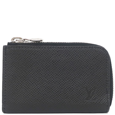 ルイヴィトン LOUIS VUITTON ポルトモネ ジュール M63375 アルドワーズ タイガ コインケース シルバー金具 黒 小銭入れ