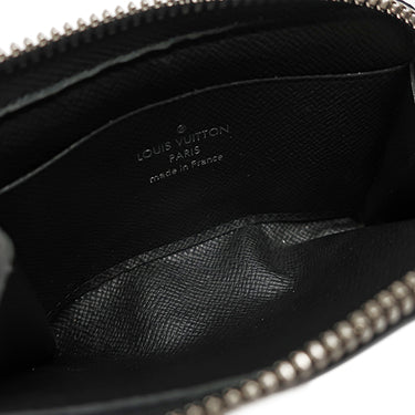 ルイヴィトン LOUIS VUITTON ポルトモネ ジュール M63375 アルドワーズ タイガ コインケース シルバー金具 黒 小銭入れ