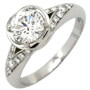 ブルガリ BVLGARI インコントロ ダモーレ プラチナシルバー Pt950 ダイヤモンド リング 指輪 BVLGARI パヴェ ダイヤ エンゲージ ブライダル 婚約指輪 8号