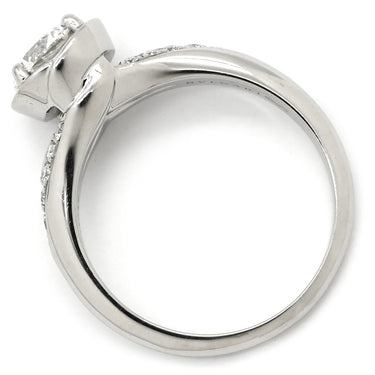 ブルガリ BVLGARI インコントロ ダモーレ プラチナシルバー Pt950 ダイヤモンド リング 指輪 BVLGARI パヴェ ダイヤ エンゲージ ブライダル 婚約指輪 8号