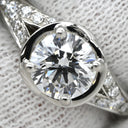 ブルガリ BVLGARI インコントロ ダモーレ プラチナシルバー Pt950 ダイヤモンド リング 指輪 BVLGARI パヴェ ダイヤ エンゲージ ブライダル 婚約指輪 8号