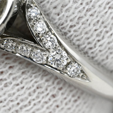 ブルガリ BVLGARI インコントロ ダモーレ プラチナシルバー Pt950 ダイヤモンド リング 指輪 BVLGARI パヴェ ダイヤ エンゲージ ブライダル 婚約指輪 8号