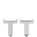 ティファニー Tiffany & Co Tワン ダイヤ ホワイトゴールド K18WG ダイヤモンド ピアス 750WG 18金 ハーフパヴェ