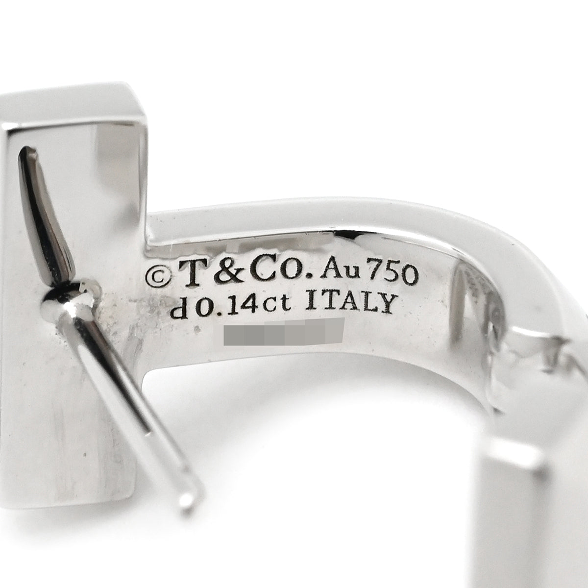 ティファニー Tiffany & Co Tワン ダイヤ ホワイトゴールド K18WG