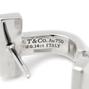 ティファニー Tiffany & Co Tワン ダイヤ ホワイトゴールド K18WG ダイヤモンド ピアス 750WG 18金 ハーフパヴェ