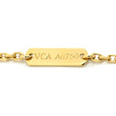 ヴァンクリーフアーペル Van Cleef & Arpels ヴィンテージ アルハンブラ ペンダント VCARO9VA00 グリーンXイエローゴールド K18YG マラカイト ネックレス 750 18金