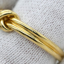 ティファニー Tiffany & Co ダブルシグネチャー イエローゴールド K18YG リング 指輪 750 18K 9号