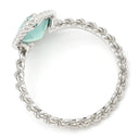 ブシュロン BOUCHERON セルパンボエム JRG0313749 ライトブルー×ホワイトゴールド K18WG アクアプレーズ #49 リング 指輪 ホワイトゴールド Au750 18K アクアプレーズ 青 水色 雫 ドロップ型 9号