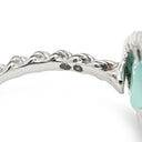 ブシュロン BOUCHERON セルパンボエム JRG0313749 ライトブルー×ホワイトゴールド K18WG アクアプレーズ #49 リング 指輪 ホワイトゴールド Au750 18K アクアプレーズ 青 水色 雫 ドロップ型 9号