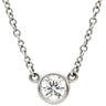 ティファニー Tiffany & Co バイザヤード シングルダイヤモンド ペンダント プラチナシルバー Pt950 ダイヤモンド ネックレス Pt T&Co. 1石 エルサペレッティ