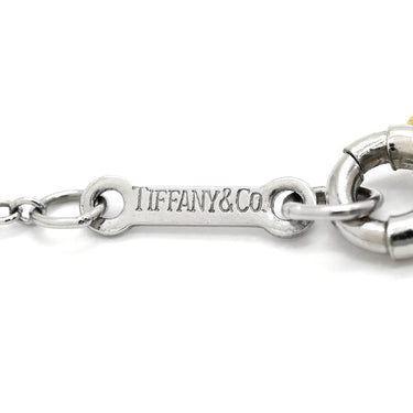 ティファニー Tiffany & Co バイザヤード シングルダイヤモンド ペンダント プラチナシルバー Pt950 ダイヤモンド ネックレス Pt T&Co. 1石 エルサペレッティ