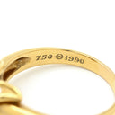 ティファニー Tiffany & Co シグネチャー クロス ダイヤリング イエローゴールド K18YG ダイヤモンド リング 指輪 T&Co. Au750 18K 18金 19号