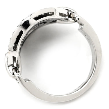 ブルガリ BVLGARI アストラーレ チェルキ ブラック×ホワイトゴールド K18WG ダイヤモンド セラミック リング 指輪 BVLGARI Au750 18K 18金 セラミック ダイヤ 11号