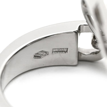 ブルガリ BVLGARI アストラーレ チェルキ ブラック×ホワイトゴールド K18WG ダイヤモンド セラミック リング 指輪 BVLGARI Au750 18K 18金 セラミック ダイヤ 11号